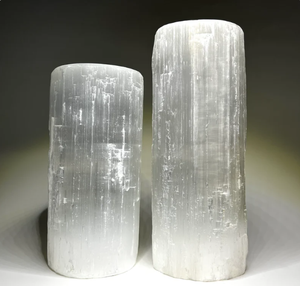 Lámpara de cristal de selenita natural a granel de gran oferta de la mejor calidad con parte superior plana de ALIF CRYSTAL AND AGATE - Product Image 4