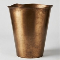 Poubelle AluVault Can Style en acier galvanisé, faite à la main, à pédale, écologique, de haute qualité, pour l'intérieur, avec rangement des déchets, sur pied