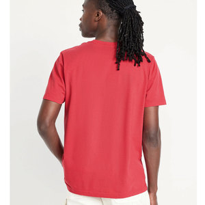 Camisetas personalizadas de algodón de gran tamaño para hombre, camisetas cómodas de talla grande para hombre - Product Image 6
