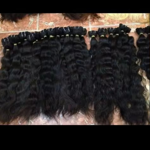 Vente en gros de produits originaux cheveux naturels remy extensions de cheveux en vrac trame de cheveux humains - Product Image 5