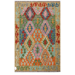 Tapis Kilim Maimana Afghanistan 162 X 104 cm pour la décoration intérieure - Product Image 1
