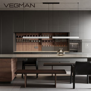 יחידות מטבח מלמין מלא להגדיר ארון מודרני - Product Image 1