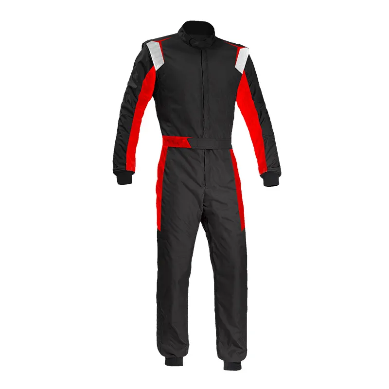 Custom Design Fire Resistant Two Layer Auto Kart Racing Suit Men Women Coverall Youth Adult Sizes