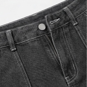 Pantalones Vaqueros Rotos al por Mayor para Mujer, Pantalones Cargo con Bolsillos Laterales, Transpirables, a la Moda, de Alta Calidad, Ropa de Calle Elegante para Mujer - Product Image 4