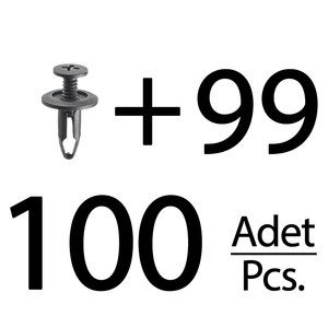 Clips de calandre pour Ford Fiesta, Focus - 100 pièces - Product Image 1