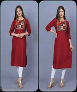 Designer indien lance un nouveau long Kurti prix le plus bas du marché Surat Gujarat vêtement ethnique vêtement - Product Image 4