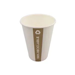 Exporter of High Quality 100% Recyclable Cold and Hot Drinks Serving 210ml Paper Cups with Popietilen Inner