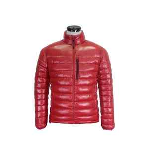 Chaqueta acolchada de plumón impermeable transpirable de talla grande personalizable para hombre, venta al por mayor, informal, calle, invierno, cuello redondo, hecha en Pakistán - Product Image 1