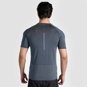 Camiseta Gris Deportiva para Gimnasio, Ropa de Gimnasia - Product Image 1