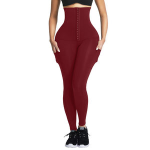 Leggings de punto de alto rendimiento de algodón 100% para mujer, elegantes, cómodos, personalizables, cintura, suministro directo de fábrica al por mayor - Product Image 5