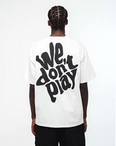 เสื้อยืดผู้ชายทรงโอเวอร์ไซส์พอดีตัวลายกราฟิกสำหรับผู้ชายเสื้อยืดแนวสตรีทพิมพ์ลายพัฟกำหนดเองได้ - Product Image 1