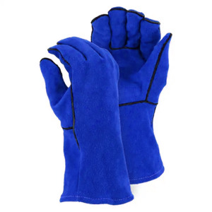 Gants de travail en cuir de vachette robuste Gants de sécurité pour le soudage industriel avec fonction anti-impact - Product Image 6