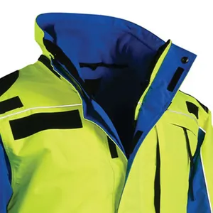 Chaqueta de trabajo de invierno Hi Vis de alta calidad para hombres, ropa de construcción de seguridad reflectante, chaqueta de trabajo Hi Vis al por mayor - Product Image 6