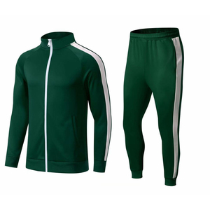 2025 Unisex Custom Logo Wholesale High Quality Polyester/Cotton <b>Winter</b> Solid Vintage Printed Two-Piece Tracksuits Adults' OEM - Product Image 5
