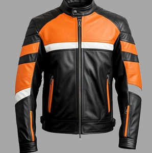 Últimas chaquetas de nuevo diseño Chaquetas de cuero originales hechas de cuero para hombres Chaquetas de moda callejera Chaquetas de invierno - Product Image 3