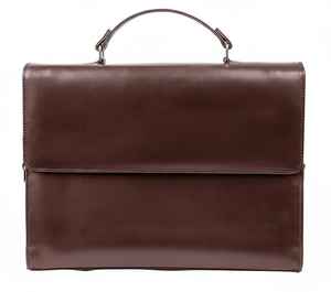 Bolso Mensajero para Portátil de Cuero Genuino Marrón Chocolate, Bolso Bandolera Vintage, Ligero, con Cierre de Cremallera, para Oficina y Trabajo - Product Image 4