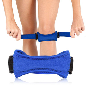 Support de rotule en néoprène unisexe de haute qualité, stabilisateur EVA rembourré, sangle de genou, logo personnalisé, vente en gros pour le fitness et la course à pied - Product Image 6