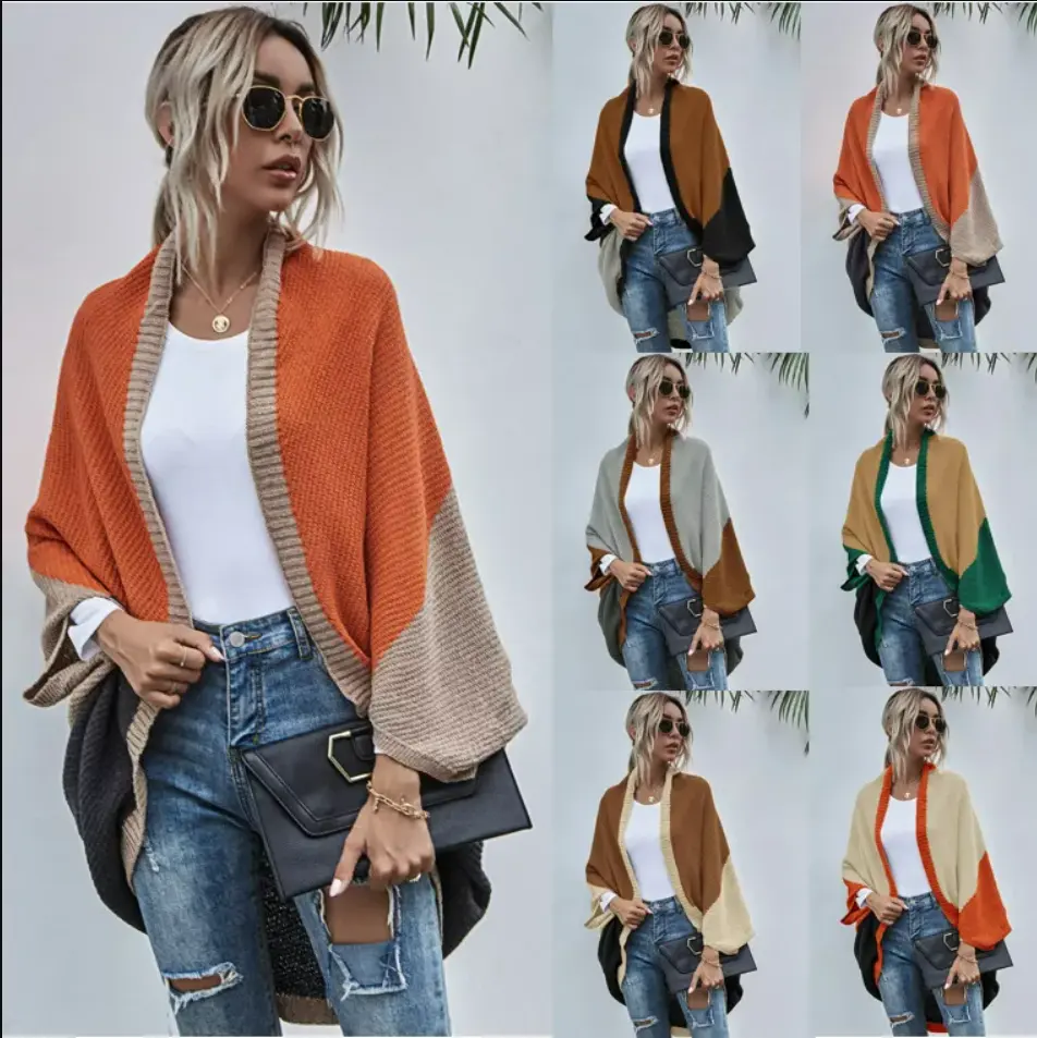 2022 Loose Women Thin Cardigan Sweater Cotton Fashion Tops Long Sleeve Open Stitch Overcoats Sweaters Female Casual Femme Autumn