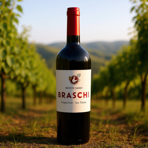 Traditional Sangiovese Romagna DOC Red <b>Wine</b> 750ml Soft Balanced Italian <b>Wine</b> 6 Bottles Per Box-Vigne Di Monte Sasso - Product Image 3
