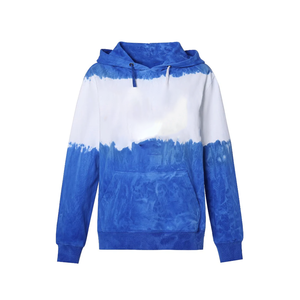 เสื้อฮู้ด Zeta Royal Fleece แบบมีกระเป๋าจิงโจ้ |   เสื้อผ้าสตรีทแวร์สีน้ำเงินเข้ม ขาว สไตล์ลำลอง ใส่สบาย สำหรับฤดูหนาว ผลิตจากผ้าฝ้ายออร์แกนิค 100% - Product Image 1