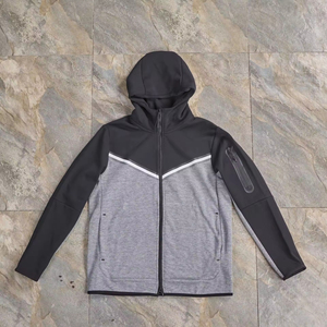 Wind Runner Tech Polaire Haute Qualité Hommes Sportswear Survêtement Logo Hoodies Survêtement D'entraînement Hommes Jogging Gym OEM ODM Qualité - Product Image 4