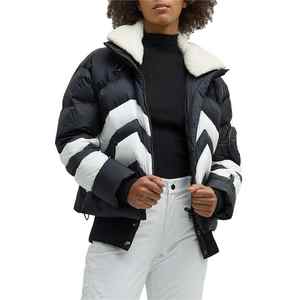 Diseños únicos en relieve de impresión señoras chaqueta acolchada chaquetas acolchadas para mujeres - Product Image 4