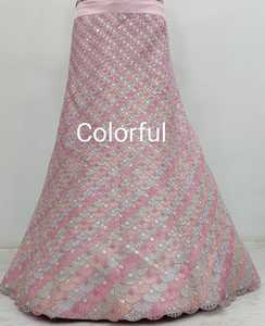 Modern Designer Hand Embroidered Bridal <b>Net</b> Lehenga Choli Floor-Length Wrinkle Free Matching Dupatta Party Wedding Festive Wear - Product Image 2