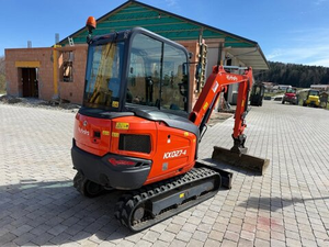 รถขุดขนาดเล็ก Kubota KX027-4 น้ำหนัก 2.7 ตัน เครื่องยนต์ดีเซล ระบบไฮดรอลิก แบบตีนตะขาบ พร้อมระบบ Powertilt และห้องโดยสาร ขาย - Product Image 3