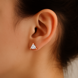 Prestigiosos pendientes de diamantes CVD de 22K en rosa, amarillo, oro blanco y plata, colección al por mayor para venta minorista de lujo - Product Image 1