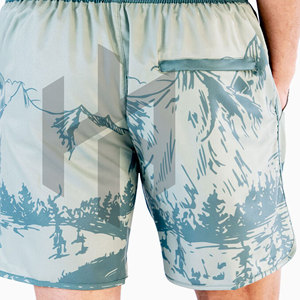 Pantalones cortos de sublimación para hombre de alta calidad, superventas, ropa de entrenamiento, uso informal, pantalones cortos de sublimación para hombre a la venta - Product Image 3