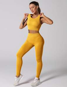 Conjunto Deportivo para Mujer, Ropa Deportiva Premium Personalizada OEM al por Mayor, Leggings de Yoga con Cintura Alta Elástica - Product Image 4