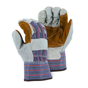Venta al por mayor Guantes de Seguridad de Invierno Guantes de Cuero Transpirable con Puños Sueltos Guante de Trabajo de Soldadura Industrial - Product Image 1