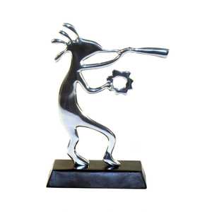 Estatua de conejo de Metal abstracto de lujo moderno, y la Oficina para el hogar Decoración elegante, impresión personalizada, regalo perfecto - Product Image 1