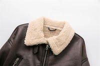 Manteau en peau de mouton, confort et style assurés, option de logo personnalisé, pour la mode féminine d'hiver, tenues superposées et usage quotidien