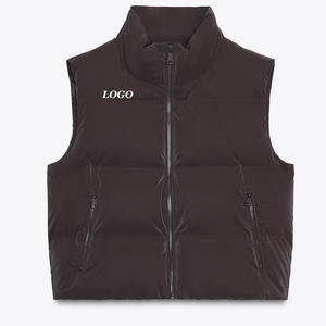 <b>Lightweight</b> Sleeveless Puffer Vest High Neck Design With Full Zip Closure / Adjustable Elastic Drawstring With Side Pockets 2026 - Product Image 1