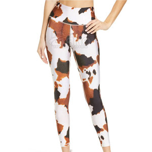 Material transpirable diseño personalizado cintura elástica mallas de mujer/al por mayor superventas mallas de secado rápido para mujer - Product Image 2