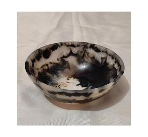 Juego de cuencos para servir de resina hechos a mano personalizados altamente pulidos de alta calidad para el hogar, hotel y restaurante de la India - Product Image 6