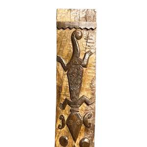 Panel Decorativo de Madera Hecho a Mano con Diseño Ancestral de Naga - Product Image 3