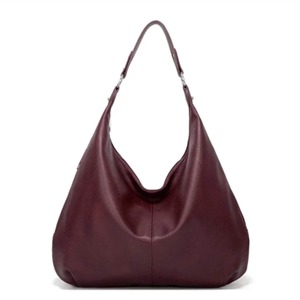 <b>Leather</b> Shoulder <b>Bag</b> Brown <b>Hobo</b> Soft Purse Everyday Tote Large Handbag for Women Handmade <b>Hobo</b> Zip Closure LHB-0026E - Product Image 1