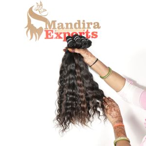 Venta al por mayor de extensiones de cabello humano Remy sin procesar con cutícula alineada doble trama ondulada virgen indio Paquete de 8-32 pulgadas de cabello humano - Product Image 3