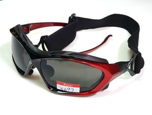 Lunettes de soleil photochromiques rouges polarisées avec cadre PC - Product Image 3