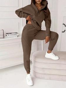 Ensemble de survêtement unisexe pour tous les jours, vêtements de sport décontractés pour hommes et femmes, confortable - Product Image 4