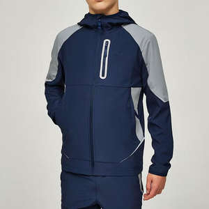 Sweat à capuche coupe-vent pour adultes Ensembles de vêtements de sport Respirant Séchage rapide 100% Polyester Hiver Streetwear Vêtements de plein air personnalisés - Product Image 4