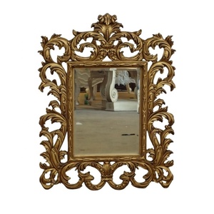 Table console de couloir dorée, table console de salon antique sculptée pour la décoration intérieure de meubles d'hôtel de style provincial français - Product Image 6