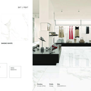 Carreaux de sol et de mur en porcelaine brillante 1200x1200, surface polie élégante - Product Image 1