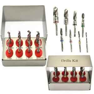 Kit de Brocas Dentales Manuales de Acero Reutilizables de Alta Calidad, Herramientas Médicas Técnicas de Irrigación Externa Quirúrgica - Product Image 2