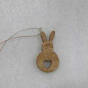 Artículo de decoración navideña colgante de madera para decoración festiva del hogar - Product Image 4