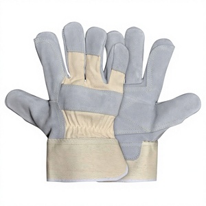 ถุงมือป้องกันมือและแขนคุณภาพพรีเมียม ถุงมือช่างชาวแคนาดา หนังแพะแท้ ทนทาน ป้องกันแรงกระแทก สำหรับงานหนัก ได้มาตรฐาน CE - Product Image 1