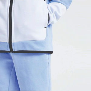 Survêtement pour enfants à la mode, survêtement uni pour garçons, ensemble 2 pièces, survêtement en polaire pour enfants, vêtements de survêtement tendance - Product Image 4