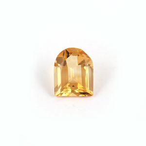 8X12MM สีเหลือง Citrine ธรรมชาติสีเหลือง Citrine ปรับเทียบยาวรูปทรง D ตัดเหลี่ยมเพชรพลอยอัญมณีหลวมคุณภาพสูงสำหรับการทำเครื่องประดับ - Product Image 1